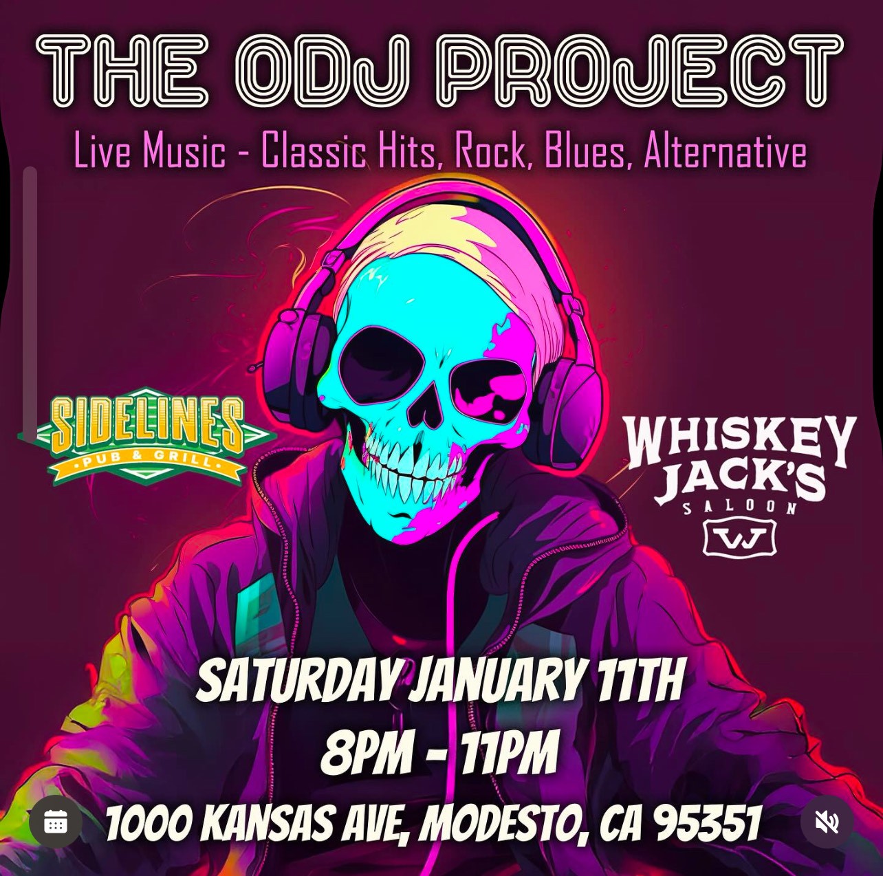 ODJ Project Live @ Sidelines/Whiskey Jacks