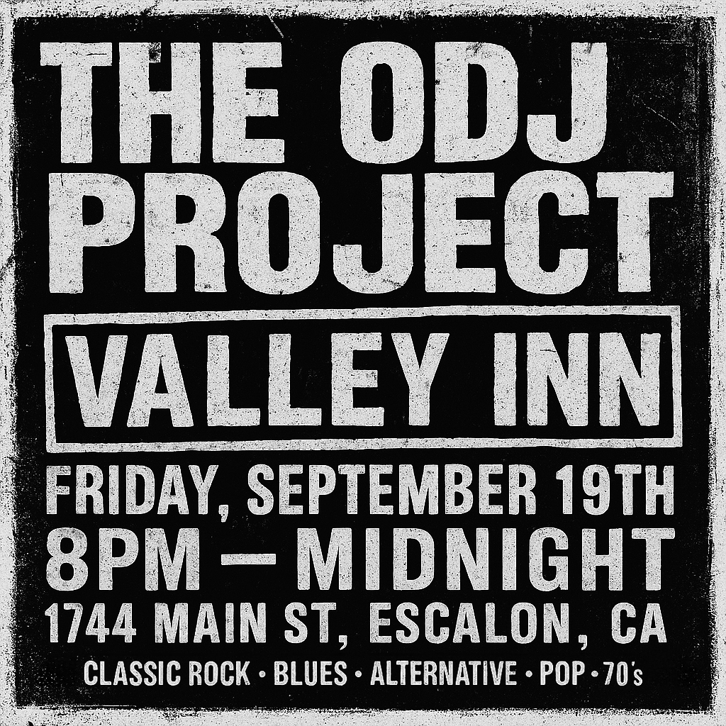 🎸 The ODJ Project Live at Valley Inn – September 19th